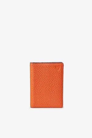 ASPINAL OF LONDON Double-fold Logo-embossed Leather Card Holder