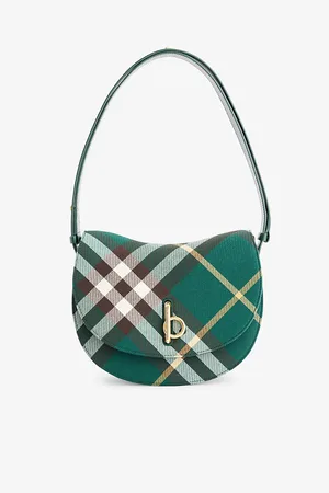 Burberry Rocking Horse Check-print Wool-blend Shoulder Bag