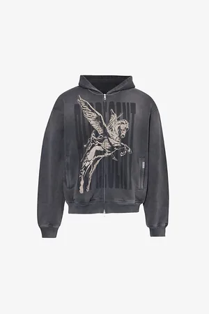 Represent Spirits Mascot Graphic-print Cotton-jersey Hoody