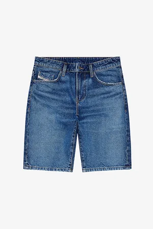 Diesel Faded-wash Slim-fit Denim Shorts