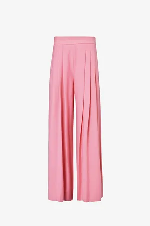 Forever New Tiara Linen Wide Leg Pant Pink