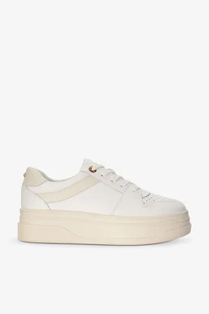 Dune Emmelie Branded-hardware Leather Low-top Trainers