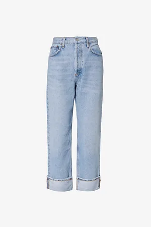 AGOLDE Fran Straight-leg Mid-rise Organic-cotton Jeans