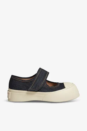 Marni Pablo Denim Mary Jane Trainers