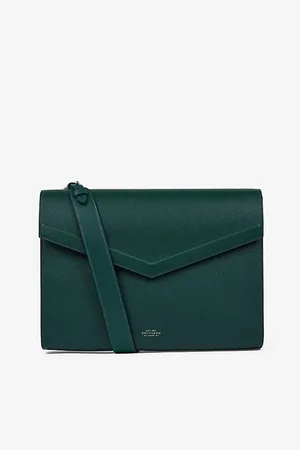 SMYTHSON The Portman Foil-logo Calf-leather Bag