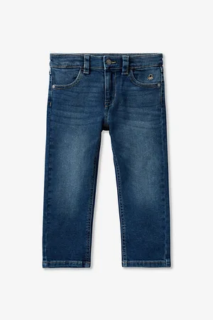 Benetton Patch-pocket Slim-leg Stretch Denim Jeans 18 Months-6 Years