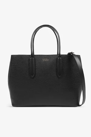 SMYTHSON Ludlow Small Day Logo-embossed Leather Tote Bag