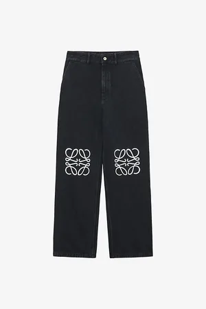Loewe Anagram Mid-rise Wide-leg Jeans