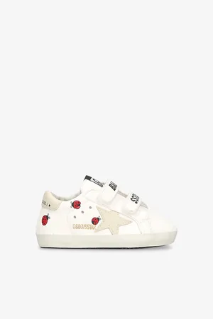 Golden Goose Baby School Graphic-print Leather Low-top Trainers 0-6 Months
