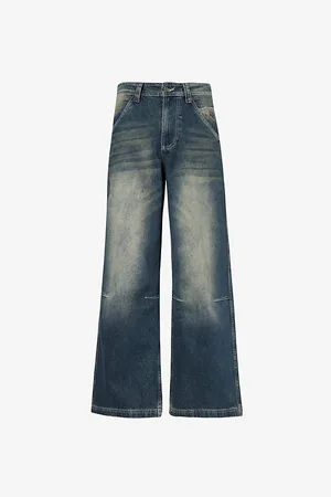Jaded London Colossus Brand-appliquéd Relaxed-fit Jeans