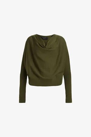 AllSaints Ridley Cropped Wool Jumper