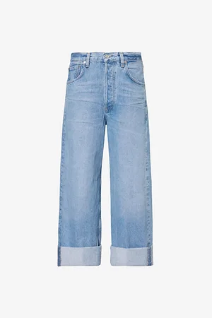 Citizens of Humanity Ayla Baggy Wide-leg High-rise Jeans