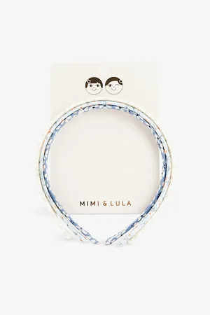 MIMI & LULA Print Pack of Three Woven Headbands