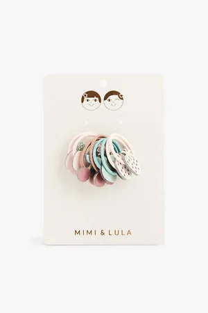 MIMI & LULA Fruit-embellished Set of Eight Elasticated Hair Ties