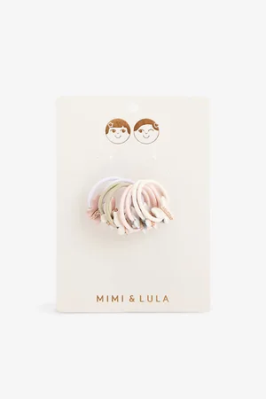 MIMI & LULA Glitter-embellished Elasticated Hair Tie Set