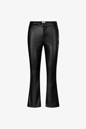 Twist & tango Cornelia Kick-flare Mid-rise Faux-leather Trousers