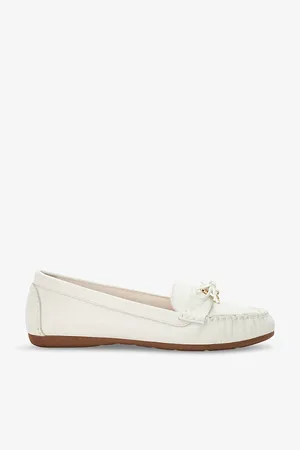 Dune Grovers Bow-detail Leather Loafers