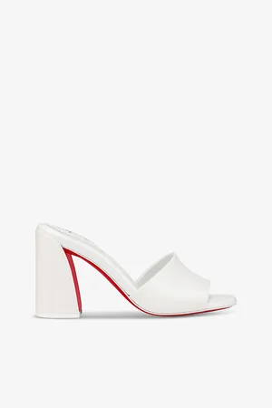 Christian Louboutin Jane 85 Leather Mules