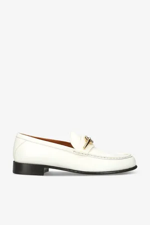 VALENTINO GARAVANI Vlogo Gate Leather Loafers