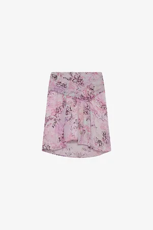 IRO Theoline Floral-print High-rise Silk Mini Dress