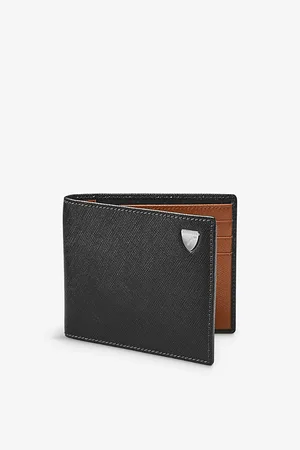 ASPINAL OF LONDON Billfold Logo-embellished Leather Wallet