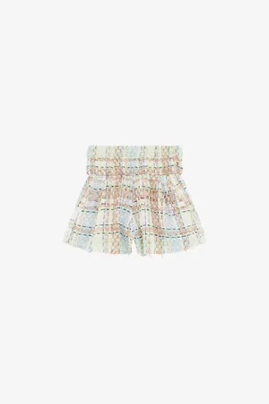 IRO Miki High-rise Elasticated-waist Tweed Shorts