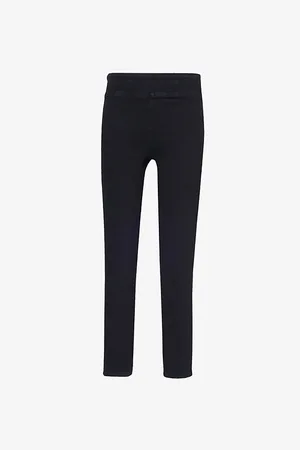 Frame Le Jetset Skinny Crop Tapered-leg Mid-rise Stretch-denim Jeans