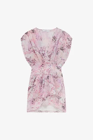 IRO Tissina Floral-print Silk Mini Dress