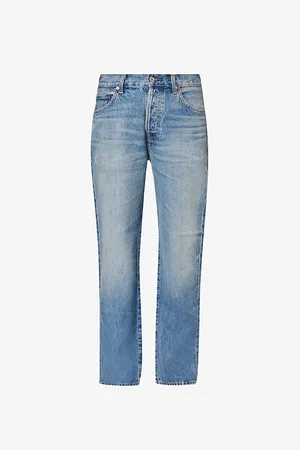 Citizens of Humanity Barrett Brand-patch Straight-leg Organic-denim Jeans