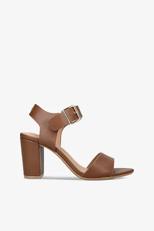 Kurt Geiger Sutton Block-heel Faux-leather Sandals