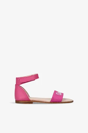 Chloé Stellar Woven-branded Leather Sandals 2-5 Years