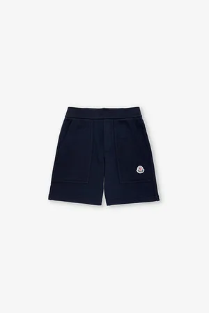 Moncler Logo-patch Elasticated-waistband Cotton-jersey Shorts 4-14 Years