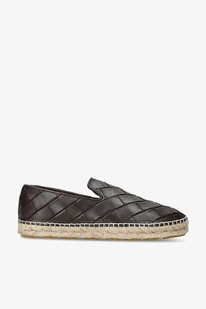 Bottega Veneta Jack Intrecciato Leather Espadrilles