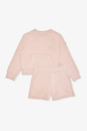 Moncler Logo-embroidered Two-piece Cotton-jersey Set 4-12 Years