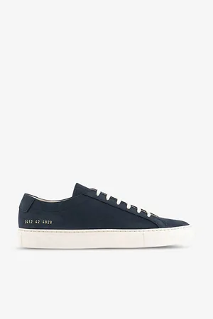 COMMON PROJECTS Achilles Low Number-print Suede Low-top Trainers