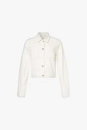 Paige Vivienne Patch-pocket Denim-blend Jacket