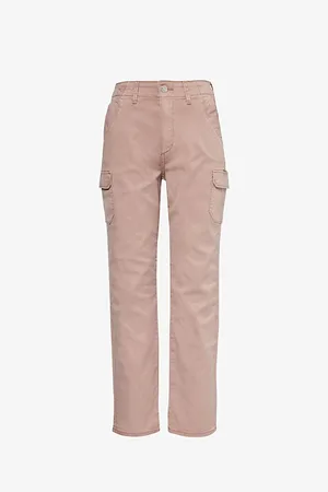 Paige Drew Straight-leg High-rise Stretch-woven Trousers