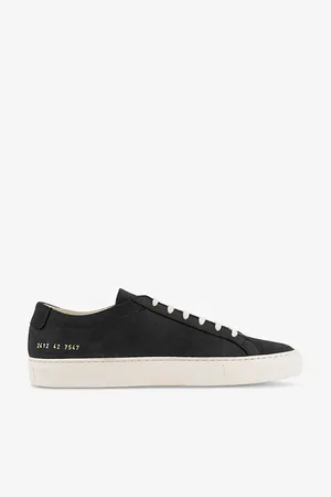 COMMON PROJECTS Achilles Low Number-print Suede Low-top Trainers