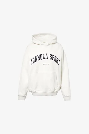 Adanola Logo-embroidered Oversized Organic-cotton Hoody