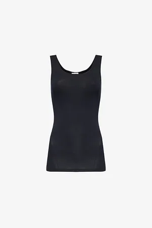 Hanro Slim-fit Sleeveless Stretch-woven Top