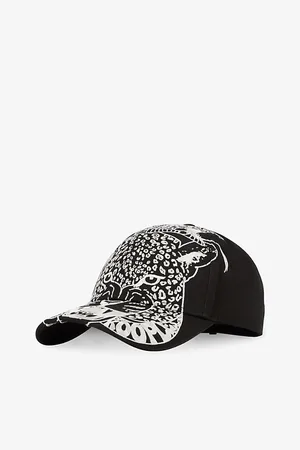 The Kooples Graphic-embroidered Curved-peak Cotton Cap