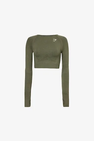 GymShark Vital Seamless 2.0 Stretch-jersey Crop Top