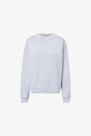 GymShark Everywear Comfort Brand-print Cotton-jersey Sweatshirt