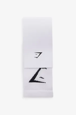 GymShark Branding Pack of Three Cotton-blend Socks