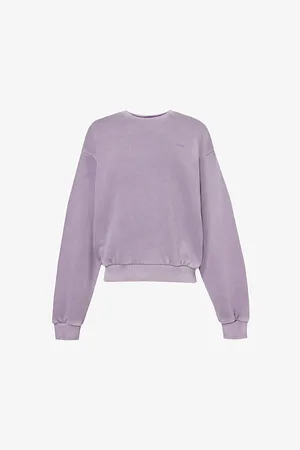 GymShark Everywear Comfort Logo-embossed Cotton-jersey Sweatshirt