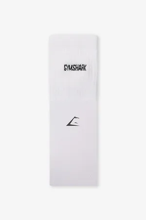 GymShark Everywear Brand-embroidered Cotton-blend Socks