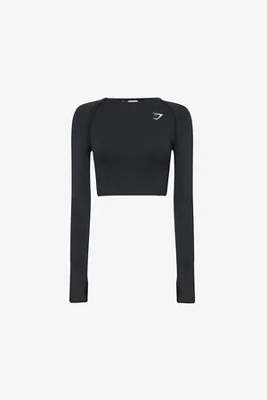 GymShark Vital Seamless 2.0 Stretch-jersey Crop Top