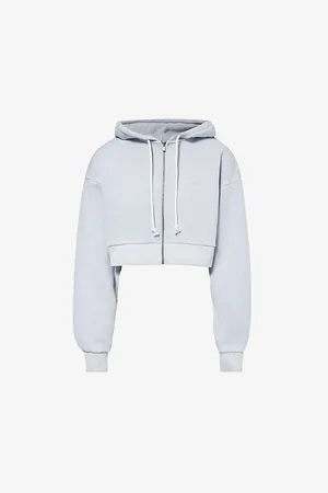 GymShark Everywear Comfort Brand-print Cotton-jersey Hoody