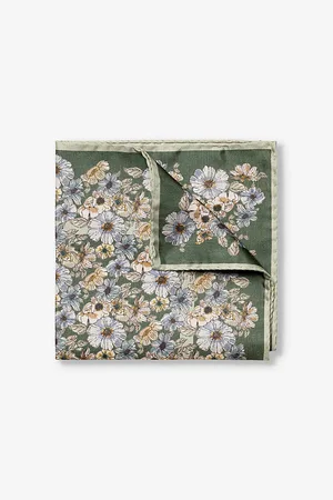 Eton Floral-print Silk Pocket Square