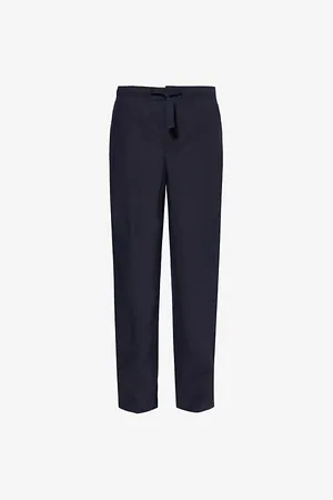 Orlebar Brown Alex Drawstring Tapered-leg Linen Trousers